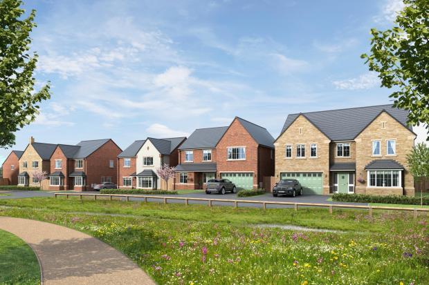 Stonebridge Homes, which recently secured planning permission for 97 new homes at the Darlington Road site in the historic town, has given people the first view by releasing photos of how the development will look once it's complete. Picture: STONEBRIDGE