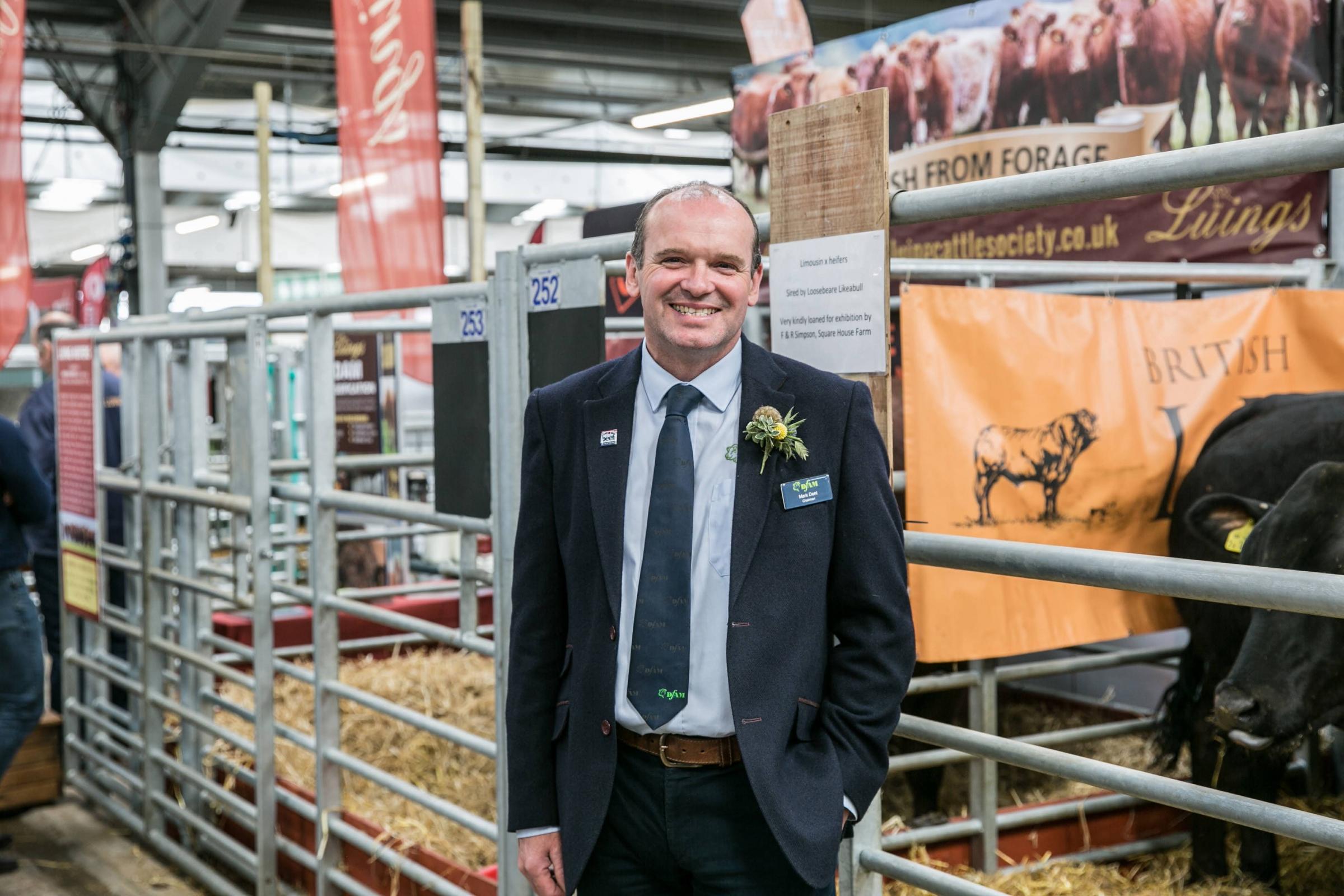 National Beef Expo at Darlington Auction Mart, pictured Mark Dent, Chairman Picture: SARAH CALDECOTT