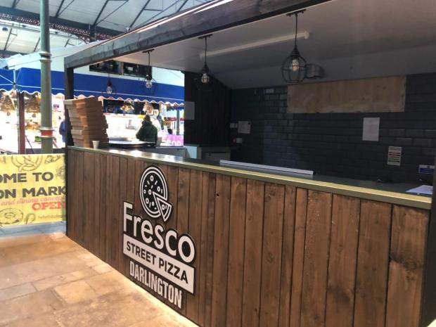 Darlington and Stockton Times: The former Fresco stall ahs now been stripped of all its branding