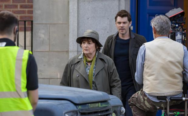 Darlington and Stockton Times: ITV's Vera back in town as Brenda Blethyn and another big name continue filming Picture: ANTHONY SKORDIS 