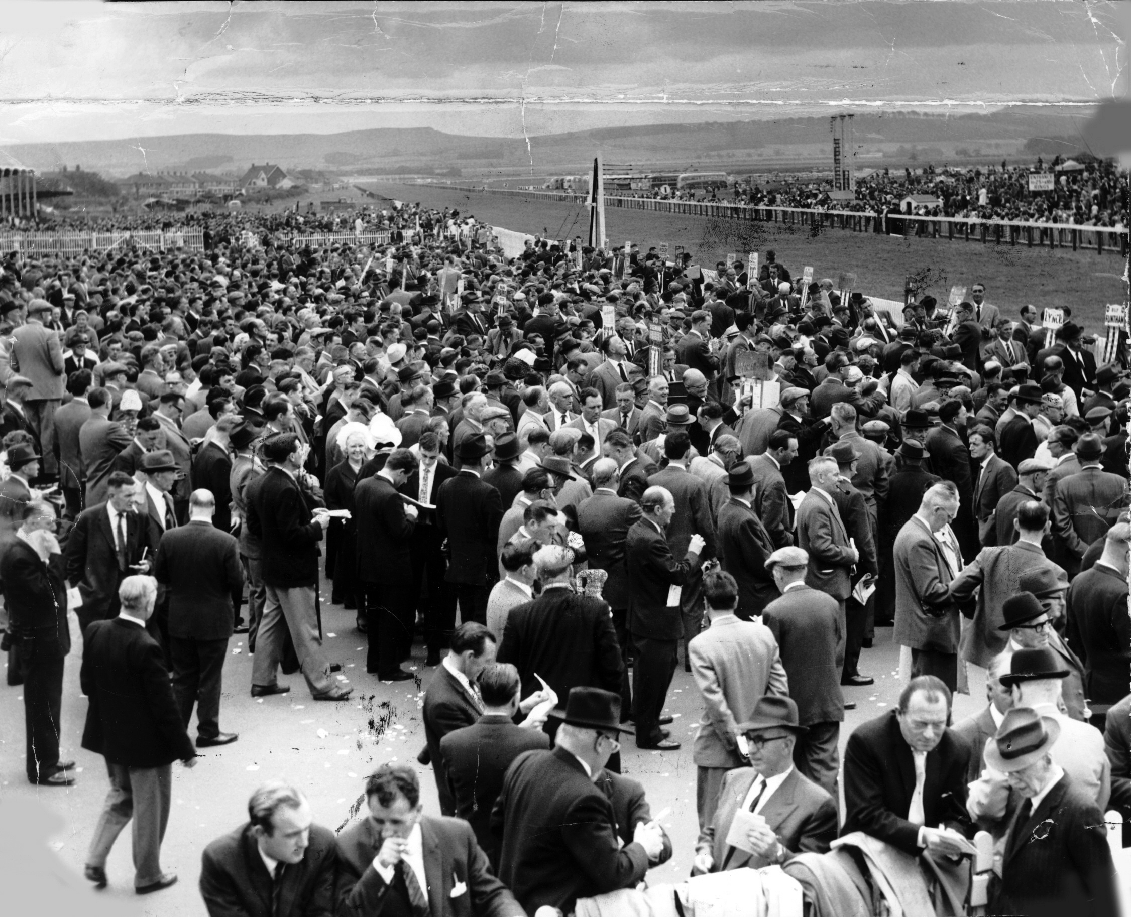 At Redcar races in 1962