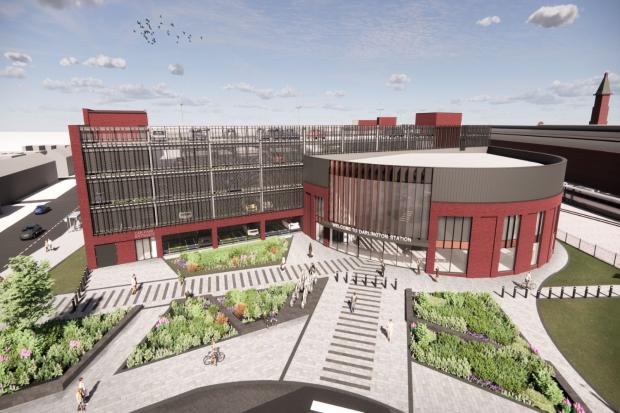 CGI images of how the new station will look. Picture: TEES VALLEY COMBINED AUTHORITY