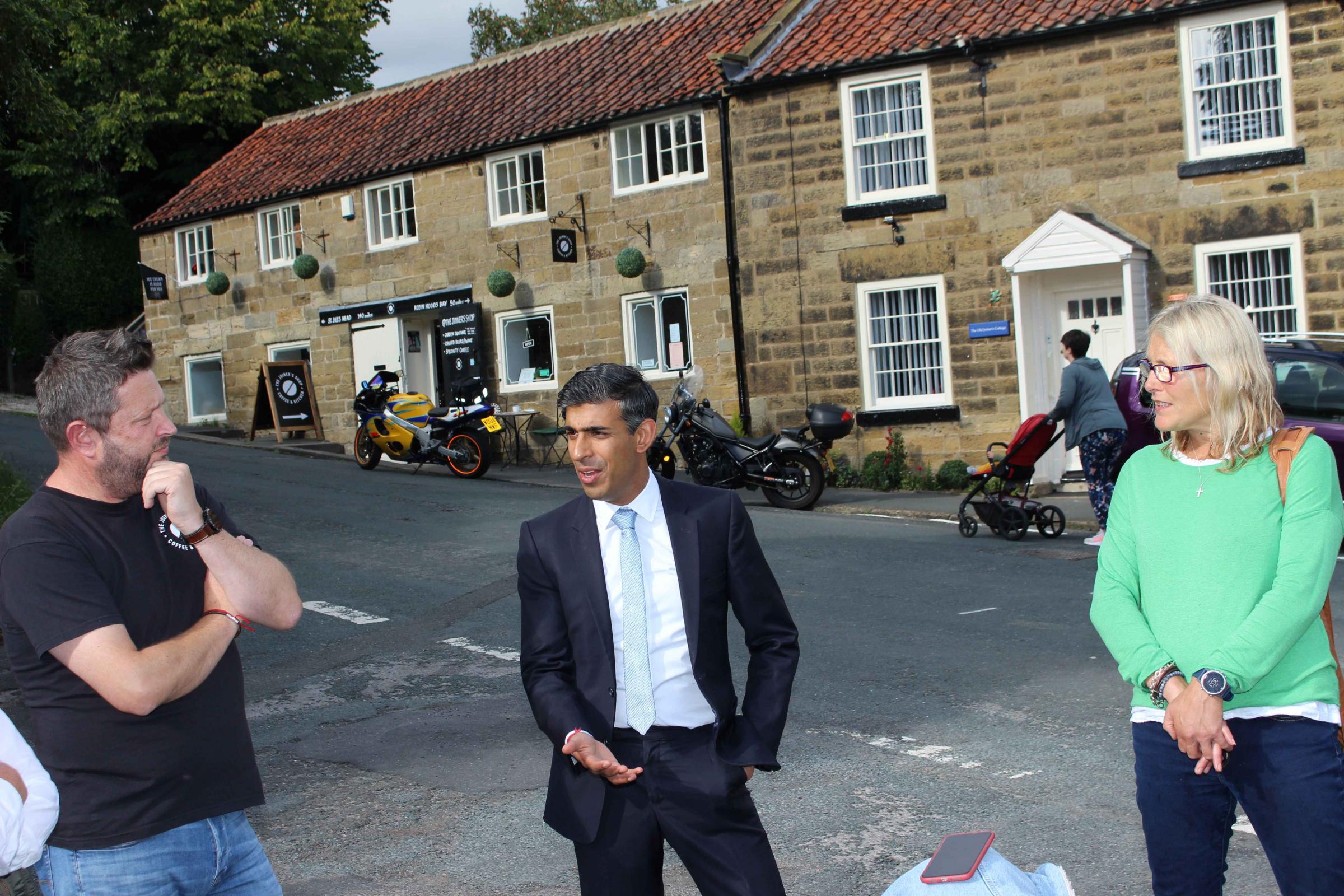 Business owners in Ingleby Arncliffe and Ingleby Cross met with Rishi Sunak to discuss what impact National Trail status for the Coast to Coast might have