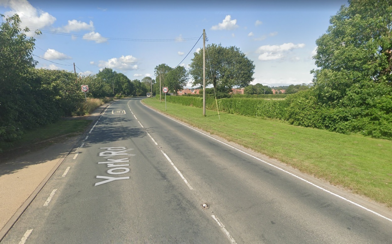York Road, Easingwold, where a major housing and retail scheme is planned Picture: GOOGLE