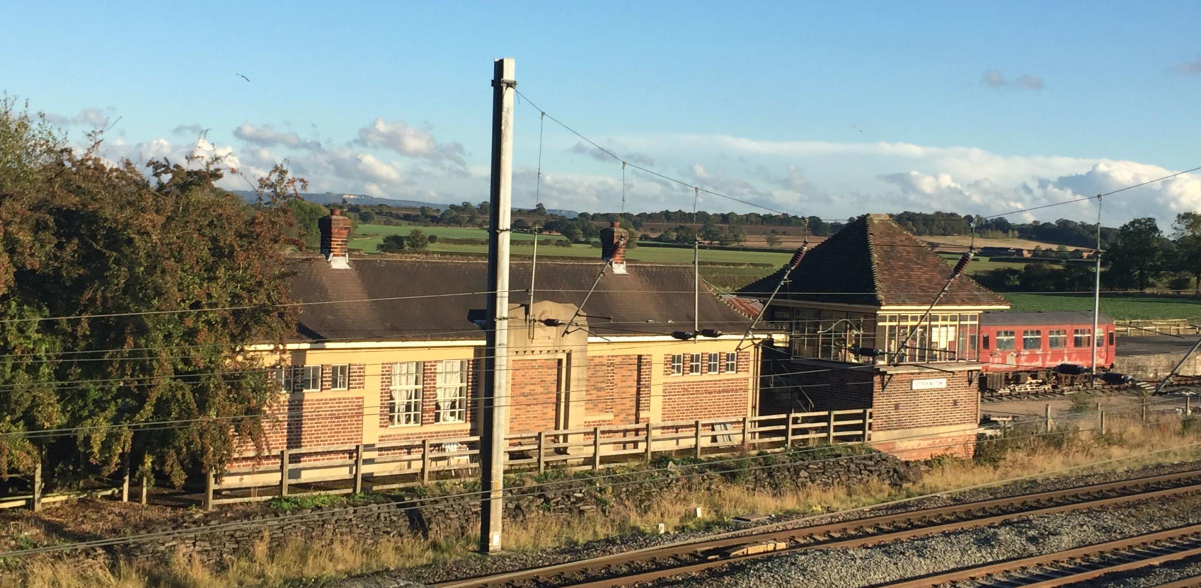 Otterington station and signalbox, where James Holmes sought help after Rosa died, but was told there was no one to work his shift