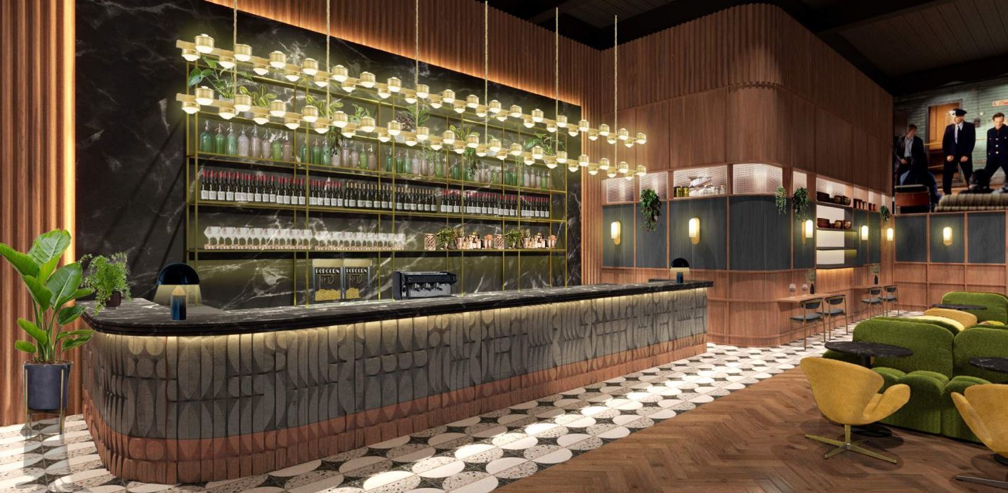 How the bar-lounge of the new cinema in Northallerton will look