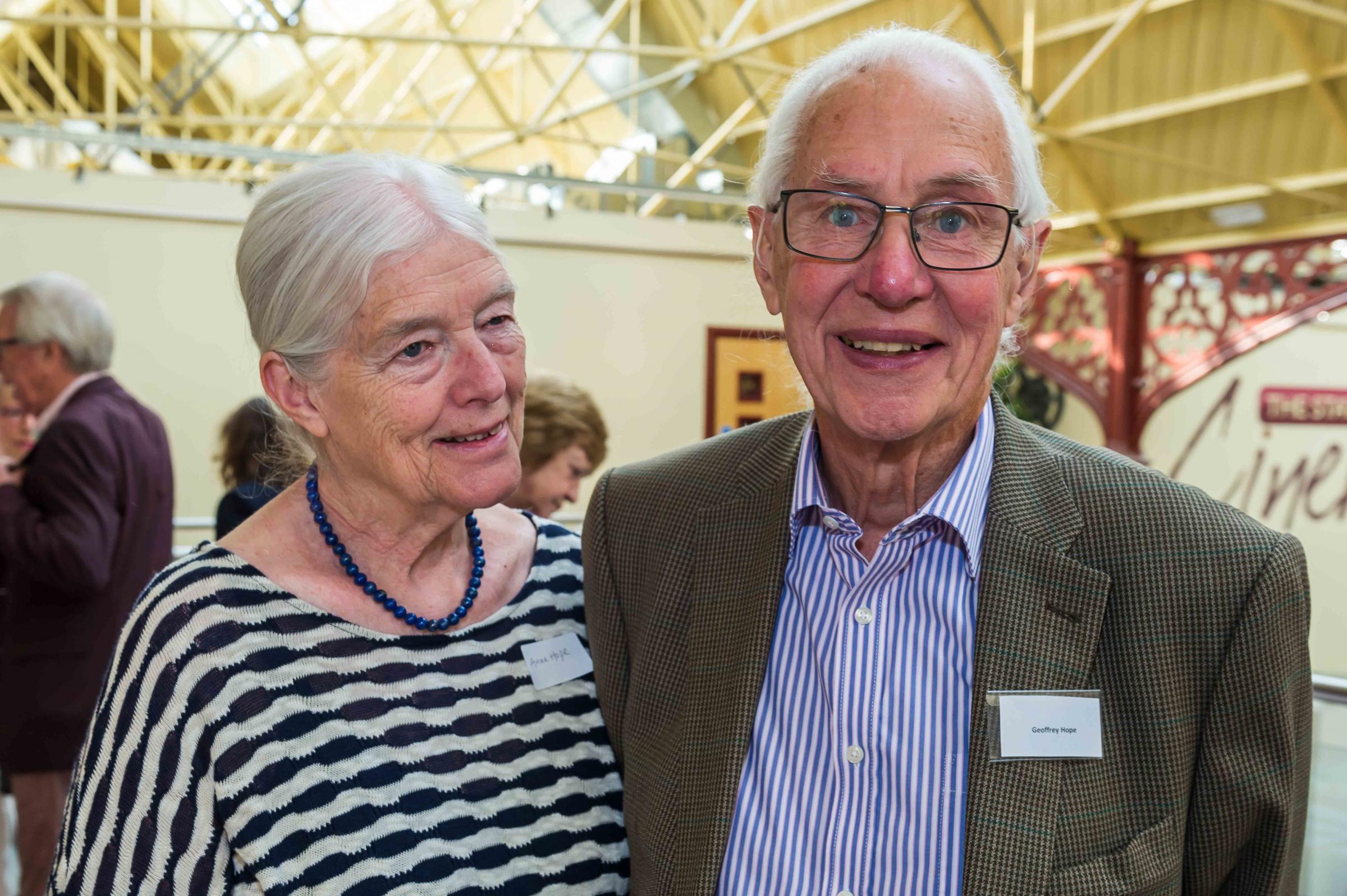 From left Ann Hope and Geoffrey Hope at Swaledale Festival Chairmans Reception Picture: Gray Walker - Scenicview Gallery & Studio 