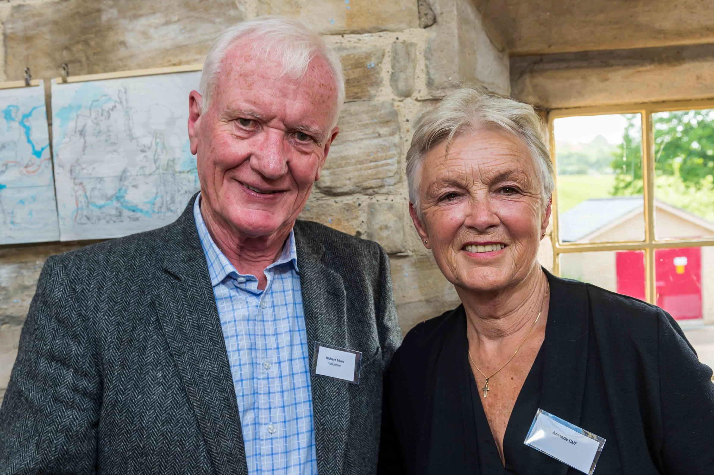 From left, Richard Miers and Amanda Calf at Swaledale Festival Chairmans Reception Picture: Gray Walker - Scenicview Gallery & Studio 