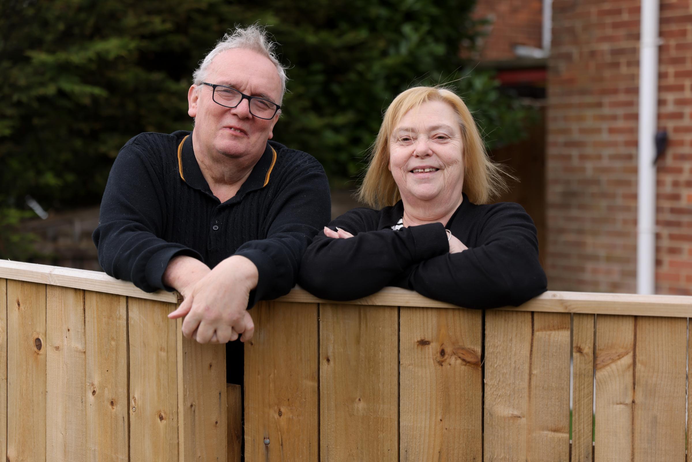 Foster carers Malcolm and Shelly Atherton from Norton Picture: DAVE CHARNLEY PHOTOGRAPHY