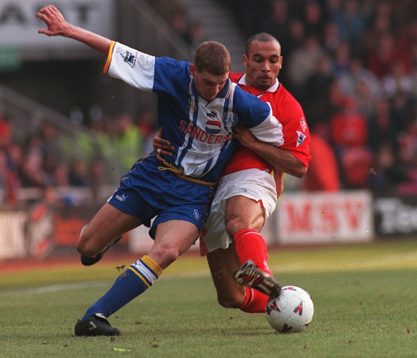 Curtis Fleming in action for Middlesbrough in 1997