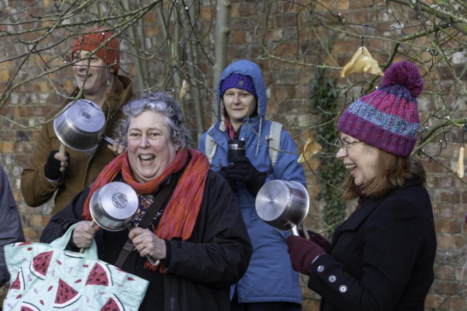 Hurworth villagers take part in traditional wassail | Darlington and Stockton Times 