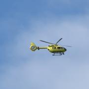 The Yorkshire Air Ambulance was called to the scene Picture: Philip Sedgwick