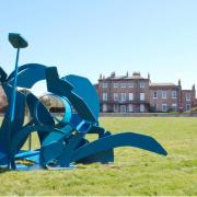 Sculptures, including this once named Amphitrite, by Michael Lyons, are being exhibited at Thirsk Hall