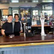 Simon and Rachel Leadbetter, landlords at The Mowden Pub in Darlington