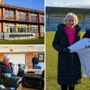 Nadinne Dorries visited Darlington FC on Thursday. Pictures: Department for Digital, Culture, Media & Sport.