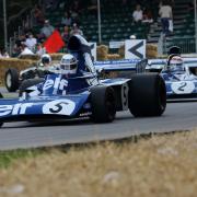 Jackie Stewart in action in the Tyrrell at the Goodwood Festival of Speed Picture: GARY HARMAN