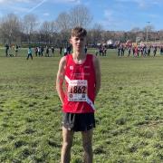 Joe Reeve after the Cross Country Nationals at Parliament Hill in London