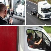 The HGV cab will be used to catch law-breaking motorists on the A1 in the North East and North Yorkshire Pictures: National Highways