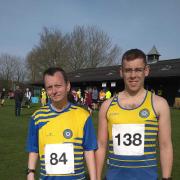 David Tervit and Dave Baker at the Helmsley 10k