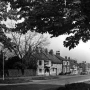 A lovely study of the Bay Horse and the east end of Hurworth in the mid 1960s