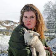 Farmer Amanda Owen has discussed co-parenting following her split from husband Clive (Image: PA).