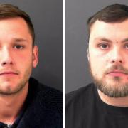 James Stephens and Bradley Wright who carried out the blackmail plot Picture: NORTH YORKSHIRE POLICE
