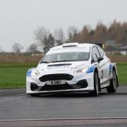 David and Katie Henderson took victory on a thrilling Winter Stages Rally at Croft. Picture: ANDY ELLIS