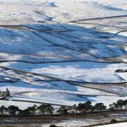 A snow scape hits the North Yorkshire hills. Picture: NORTHERN ECHO
