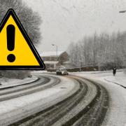 A weather warning for ice has been in place for parts of the North East. Picture: NORTHERN ECHO