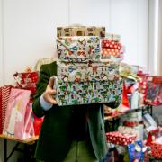 Silent Santa parcels Picture: SARAH CALDECOTT