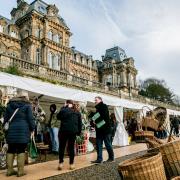 Outdoor section of The Bowes Museum's Christmas Market
                                                              Picture: SARAH CALDECOTT