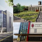 Progress at Centre Square in Middlesbrough, the railway heritage quarter in Darlington and the Regent cinema at Redcar