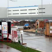 The new Amazon Warehouse on Wynyard Business Park near Stockton pictured in November 2022.