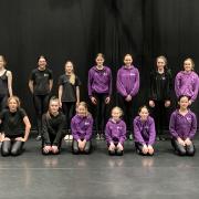 Students from The Rhythm and Shoes Dance Academy, based on Gallowfields Trading Estate, Richmond