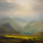 Fells, a painting by James Naughton