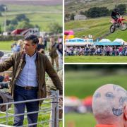 Residents from across North Yorkshire took part in the Reeth Show in Swaledale this Bank Holiday Monday (August 28) as horses, produce, and even stuntmen were on show at the event Credit: SARAH CALDECOTT
