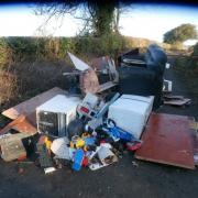 Waste found dumped in Cattal, North Yorkshire
