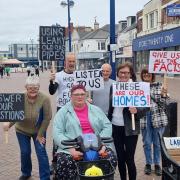 A protest previously held over the hydrogen heating trial which could take place in Redcar