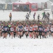 The senior women's race at the 2015 North-East Cross-Country Championships, which were staged in Sedgefield