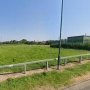The current playing fields in Westfield Way, Loftus which are being developed