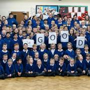 Pupils celebrate 'Good' Ofsted at Moorside Primary and Nursery