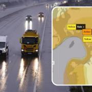 National Highways have issued an Amber Severe Weather alert for gales in the North East, Yorkshire, South West, East Midlands, West Midlands, and North West regions of the country from Sunday (January 21)