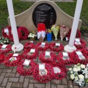 The memorial at the M62 Hartshead Services