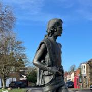 The statue of a young James Cook in Great Ayton by Nicholas Dimbleby