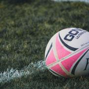 A rugby ball, ready to be used