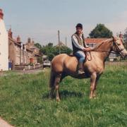 Reader Paul Ireson on one of his horses in Newton-on-Rawcliffe in about 1987. He owned and named Old Pond House which featured in my columns about witch posts in January 2023
