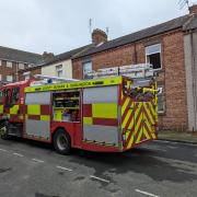 Fire crews on Rockingham Street in Darlington on Thursday (March 7) afternoon.