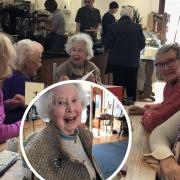 Mrs Nance Lee-Warner turned 102 on Monday celebrated her birthday at The Mustard Tree