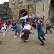 Maypole dancing at Richmond Castle for a previous MayFest Picture: CHRIS BOOTH
