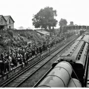 A fabulous picture taken by Henry Casserley at Leyburn as the eclipse excursionists await their trains home. Picture courtesy of the JW Armstrong Trust and Sam Woods